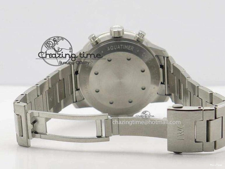 MIROTIME 0228 Versatile Aquatimer Chrono IW376803 V6F 1:1 Best Edition White Dial On SS Bracelet A 7359